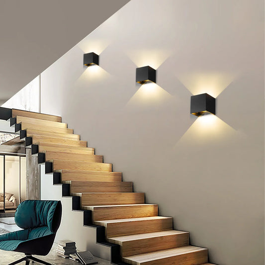 Smart Lighting Wall Lamp with Motion Sensor by ZenGlow Luxe