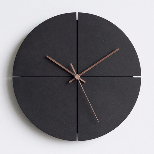 Quiet Quartz Movement Clock for Minimalist Wall Decor