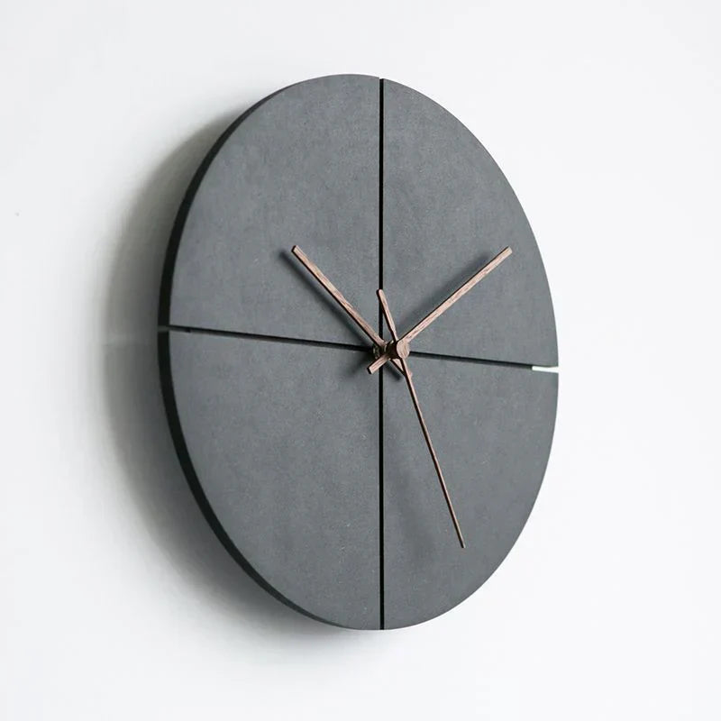 Quiet Quartz Movement Clock for Minimalist Wall Decor
