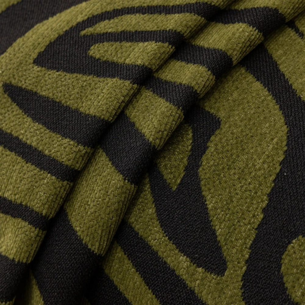 Chic Zebra-Patterned Chenille Sofa Protector