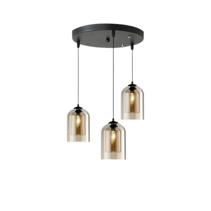Stylish Hanging Glass Light Fixture for Home and Office Use