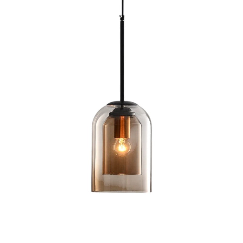 Stylish Hanging Glass Light Fixture for Home and Office Use