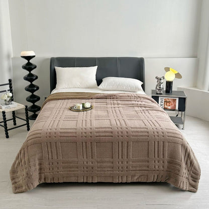 Elegant Textured Winter Blanket for Ultimate Comfort