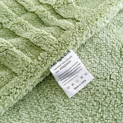 Elegant Textured Winter Blanket for Ultimate Comfort