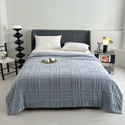 Elegant Textured Winter Blanket for Ultimate Comfort