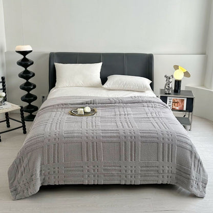 Elegant Textured Winter Blanket for Ultimate Comfort