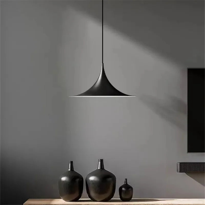 Cone Pendant Light in Scandinavian Style for Bedroom and Dining
