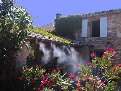 Instant Cooling Outdoor Mist System for Thriving Plants