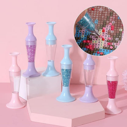 SparkleMarker - Creative Diamond Art Tool with Floral Design