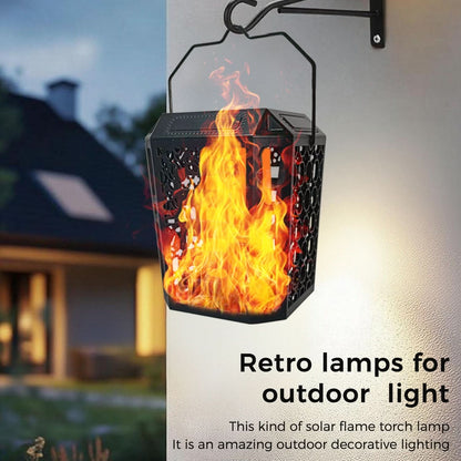 Flickering Solar Powered Torch Light