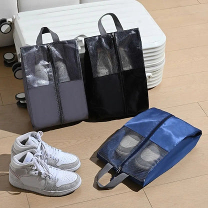 Portable Shoe Organizer Bag - Dustproof Storage with Ample Capacity