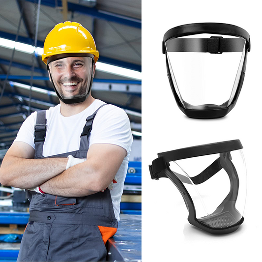 Clear Safety Visor with Anti-Fog Full Face Protection Shield