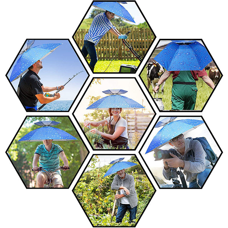 Hands-Free Sun and Rain Protection Hat – Stay Fully Covered