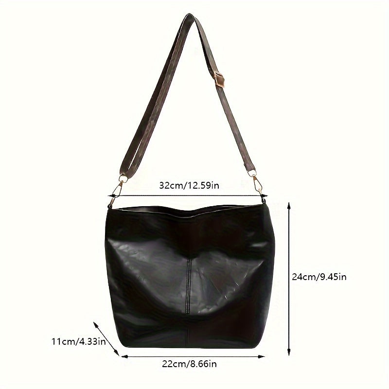 Urban White Messenger Bag with Zipper – CityPure PU Shoulder Style