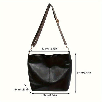 Urban White Messenger Bag with Zipper – CityPure PU Shoulder Style