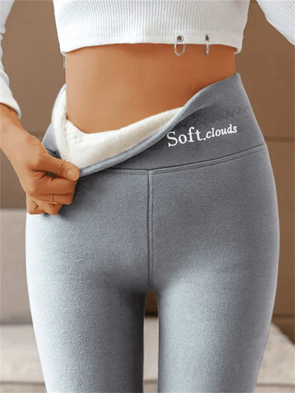 Cashmere-Lined Winter Leggings for Cozy Warmth