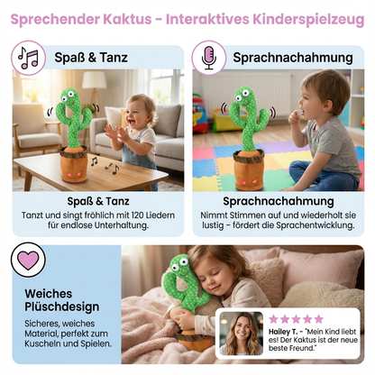 Talking Cactus - Interactive Toy for Kids