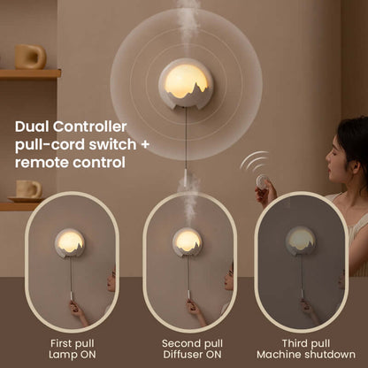 150ml Intelligent Wall-mounted Aroma Diffuser with Night Light and Remote