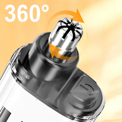 Cordless Nose Hair Trimmer with 360° Blade Precision