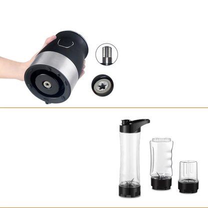 Compact Juicer and Blender Bottle for Baby Food and Meat Grinding