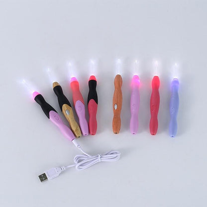 Comfortable Crochet Anytime with Built-in LED Light