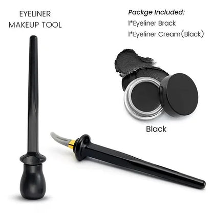 Precision Eyeliner Duo | Curved Tip for Flawless Lines | Waterproof & Long-Lasting | Non-Slip Grip