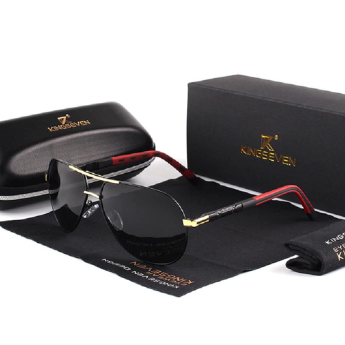 Polarized Driving Sunglasses with Vintage Aluminum Frames