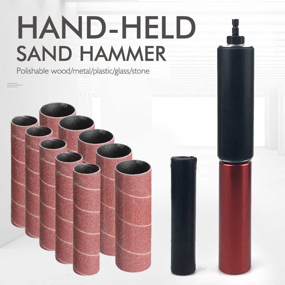 Universal Sanding Adapter for Rotary Tools | Includes 10 Sanding Sleeves
