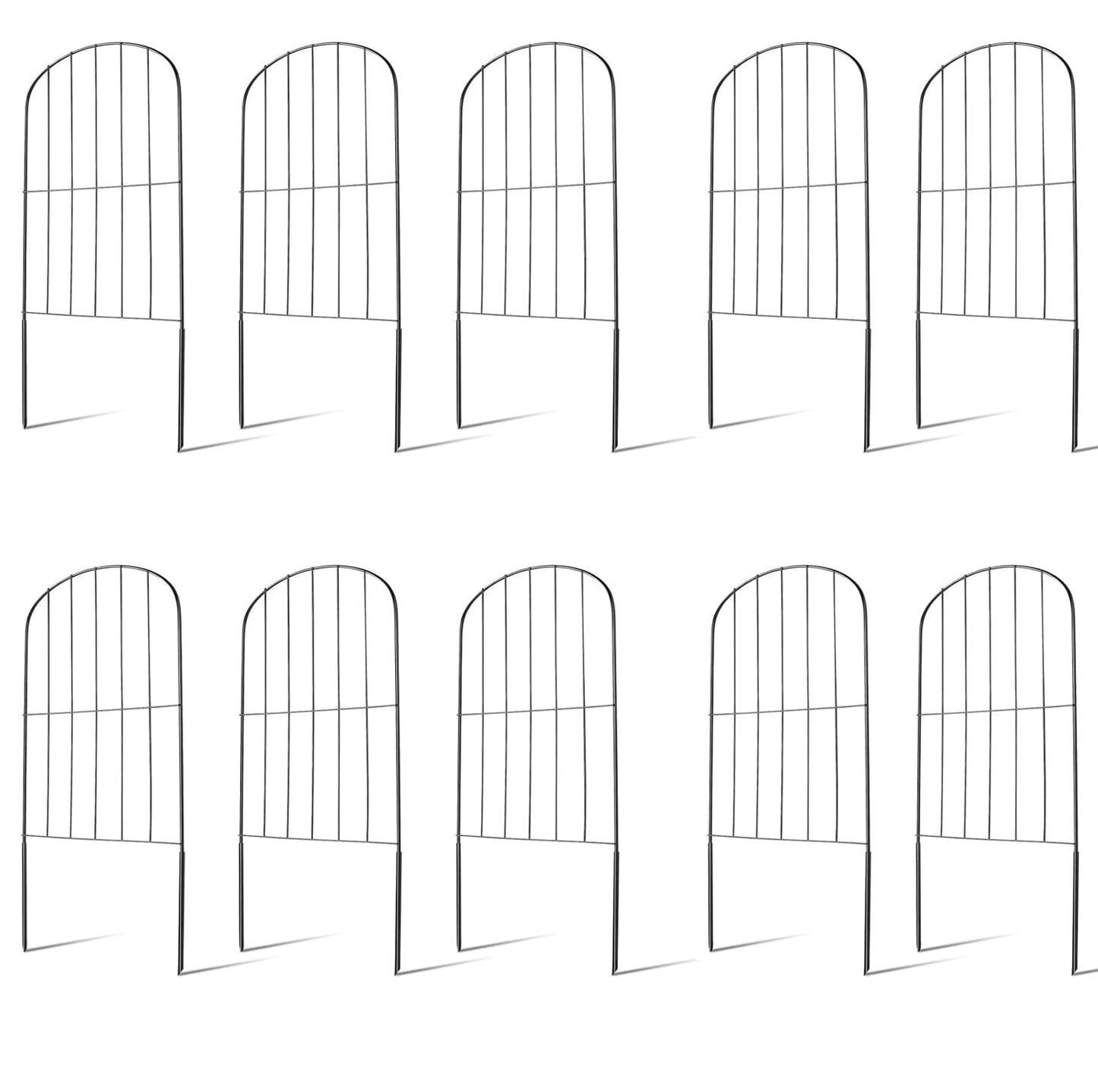 Stylish Fence for Immediate Protection of Plants and Pets