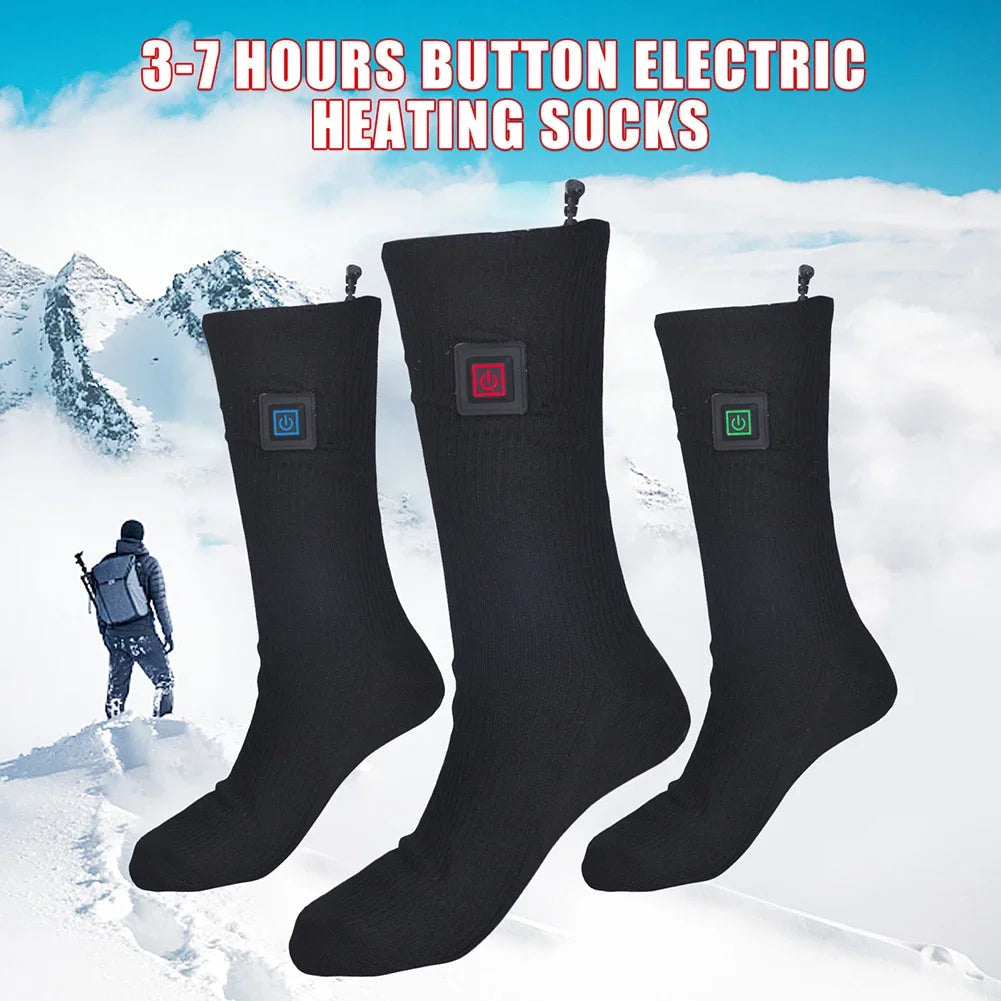 Heated Socks with USB Recharge – Adjustable Temperature for Men & Women