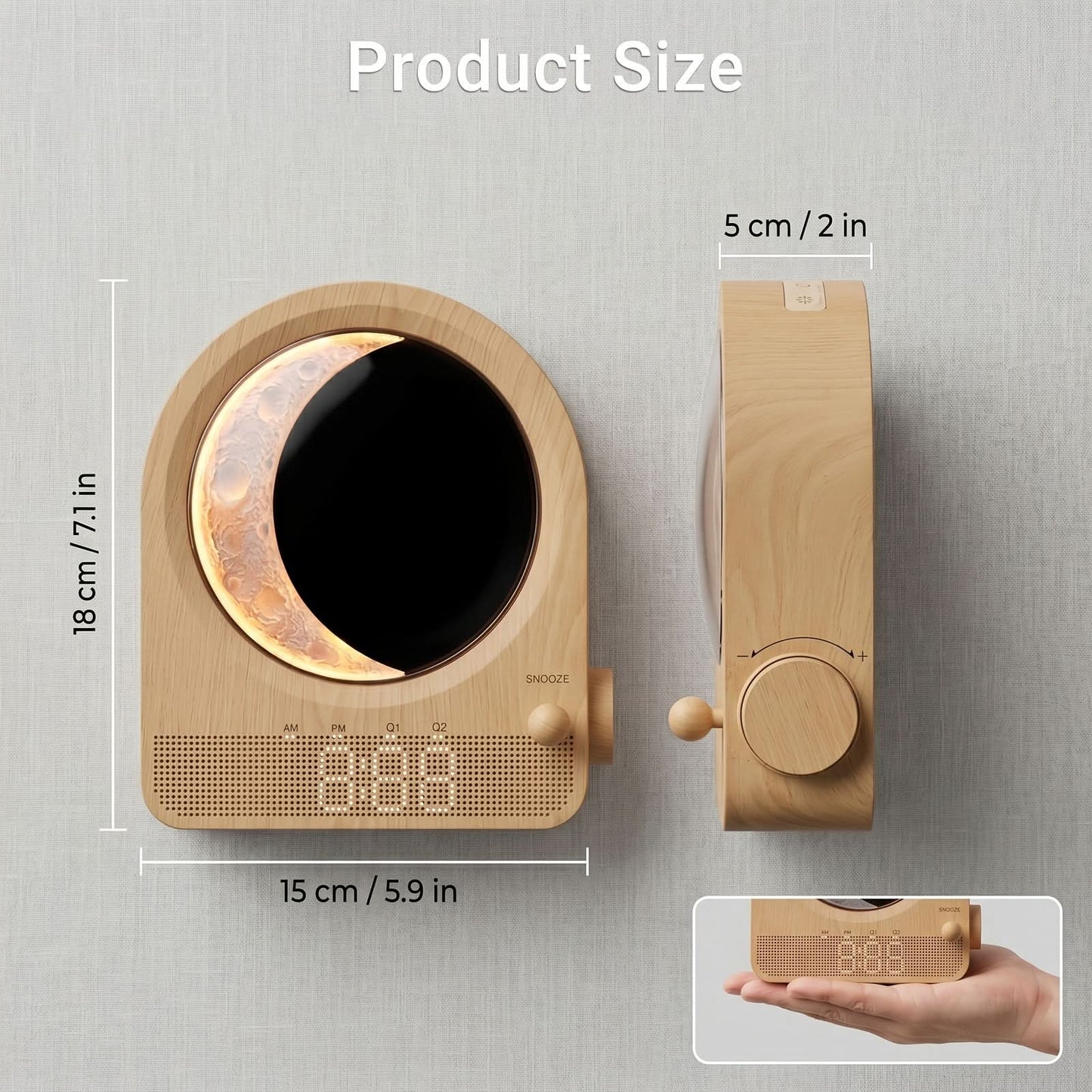 Sunrise Alarm Clock and White Noise Device for Better Sleep