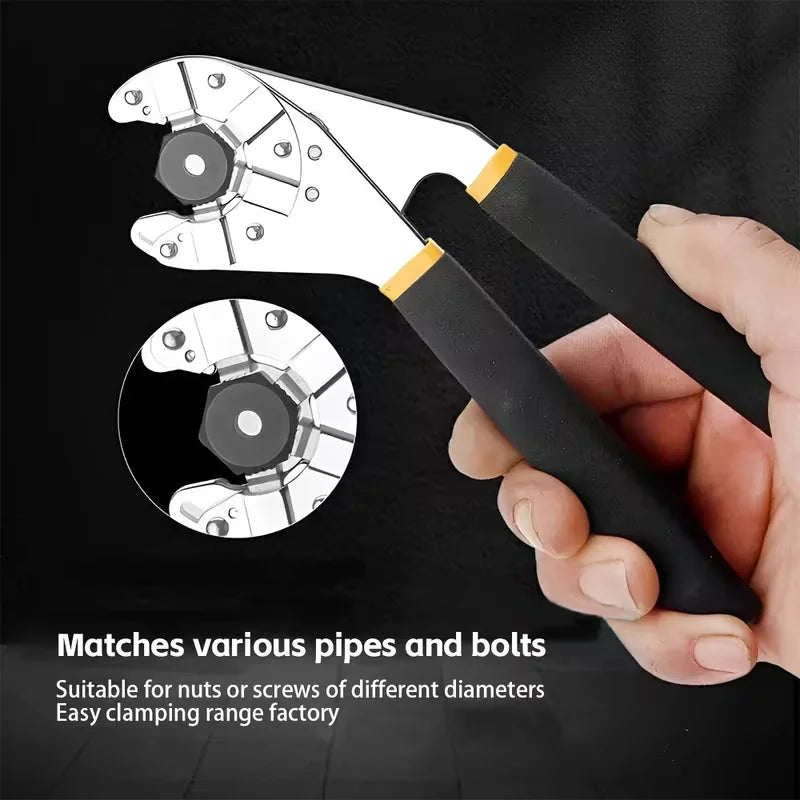 Compact Carbon Steel Wrench | Non-Slip Grip | FlexiTorque