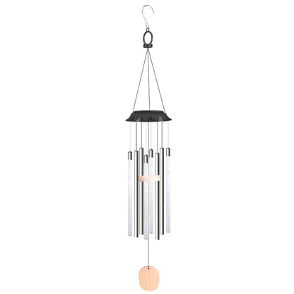 Solar-Powered LED Wind Chime – Color Changing, IP65 Waterproof Garden Decor