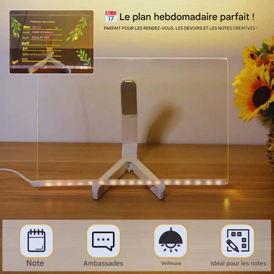 LED Drawing Board for Kids – Reusable Writing Pad with Light Pen