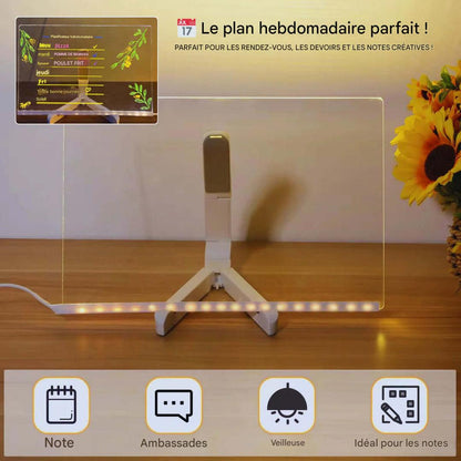 LED Drawing Board for Kids – Reusable Writing Pad with Light Pen