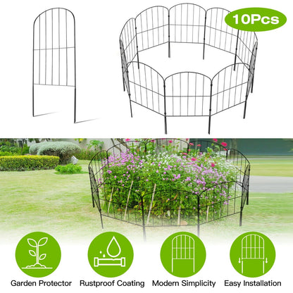 Stylish Fence for Immediate Protection of Plants and Pets