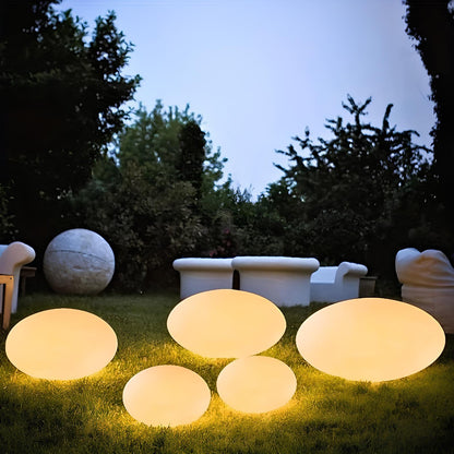 Garden Pathway and Landscape Decorative Solar LED Cobblestone Light