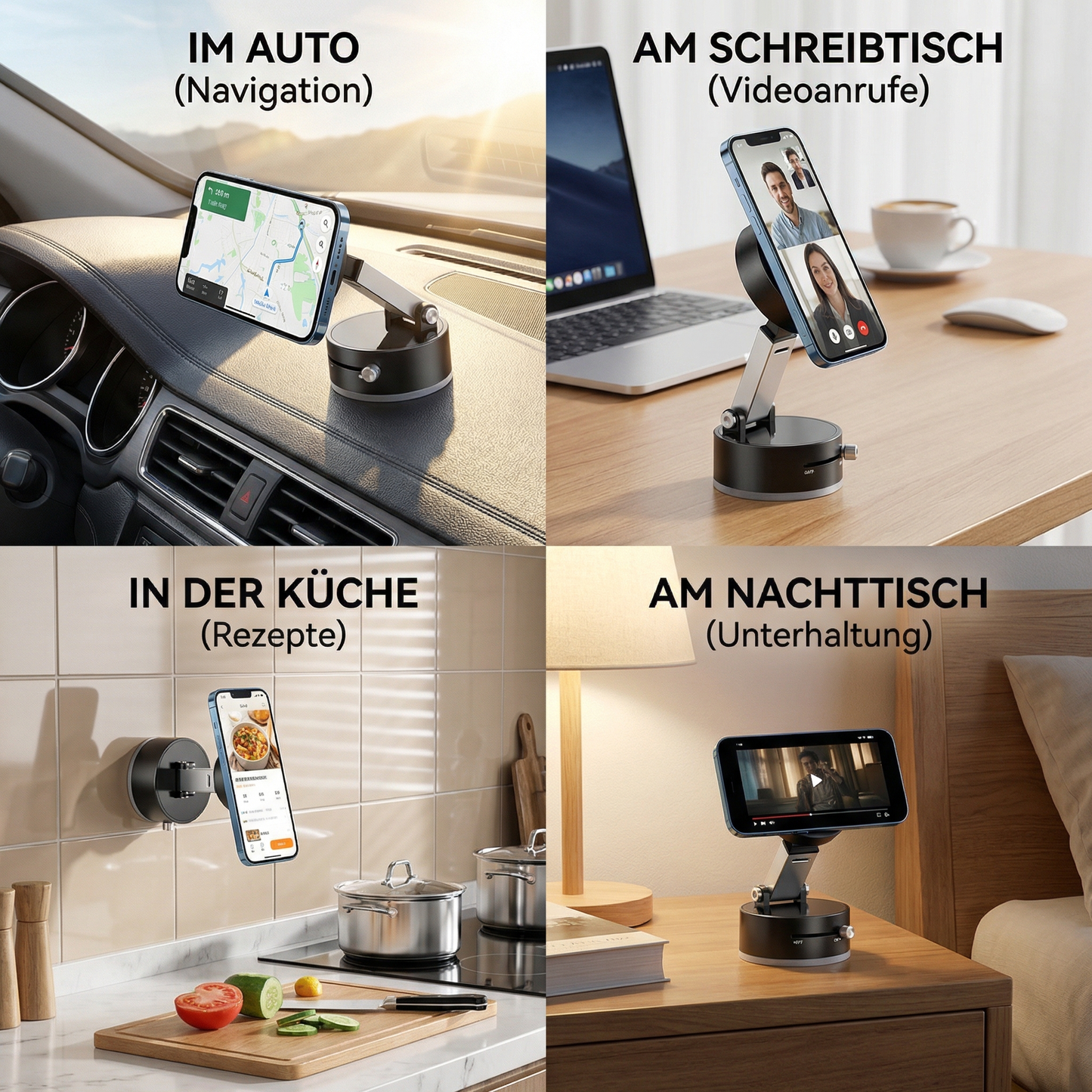 Sturdy Phone Holder to Prevent Slipping – Secure Grip Design