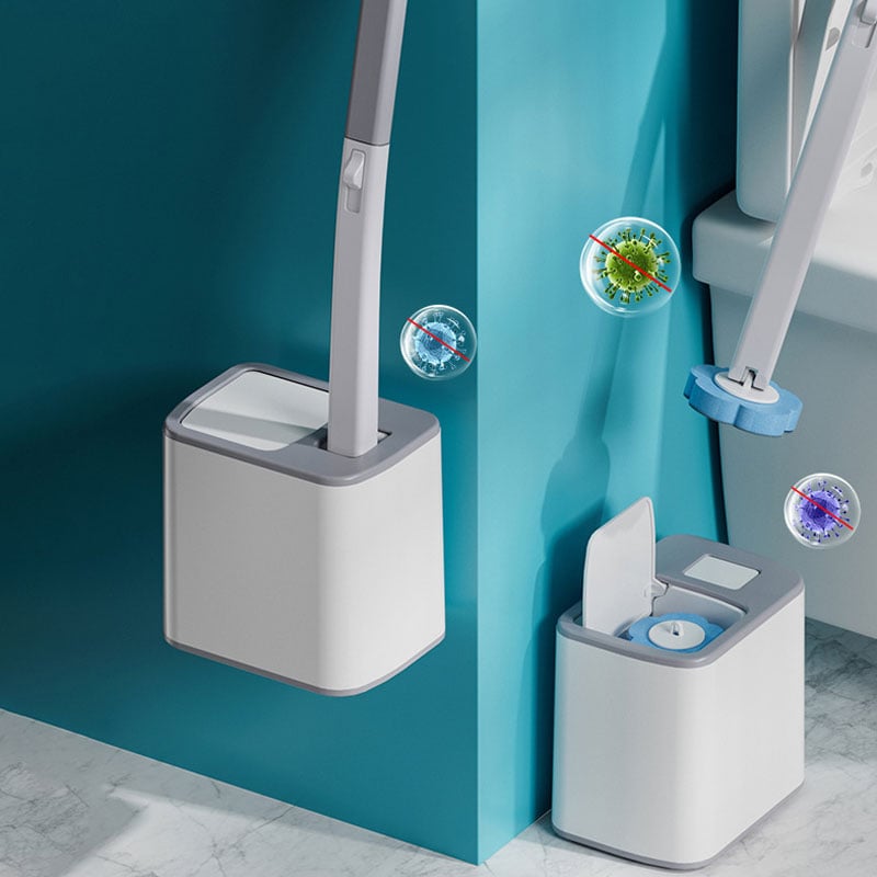 Single-Use Toilet Brush Set for Effortless Cleaning