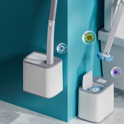 Single-Use Toilet Brush Set for Effortless Cleaning