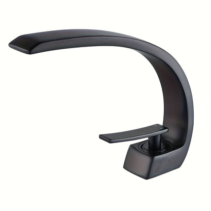 Black Brass Sink Faucet for Bathroom or Kitchen
