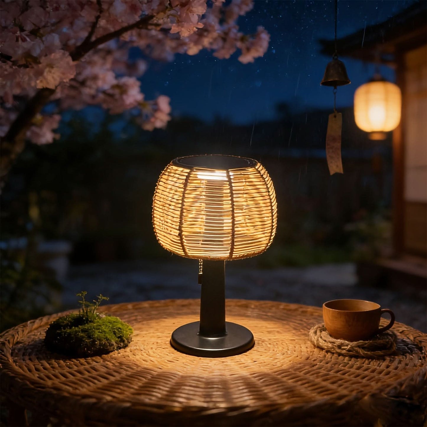 Solar Garden Lantern in Vintage Style