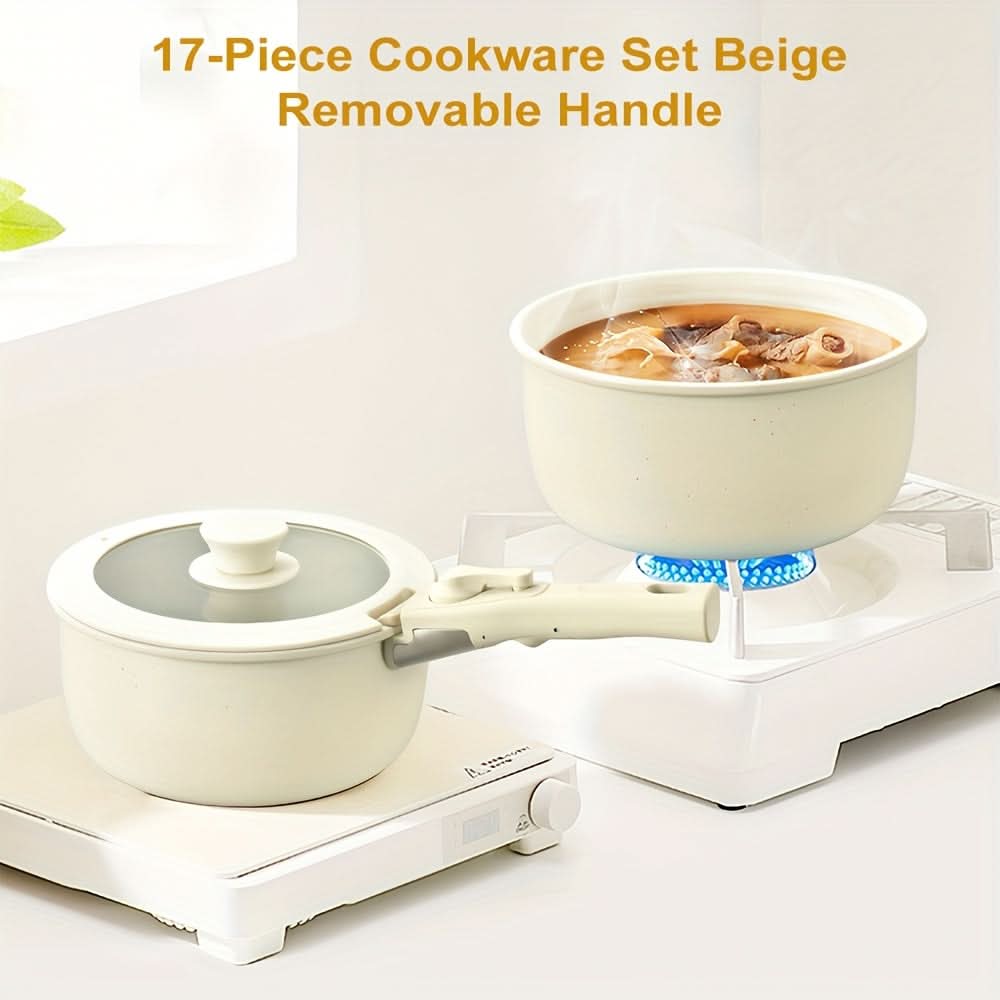 Ceramic Cookware Set for Tidy Contemporary Kitchens