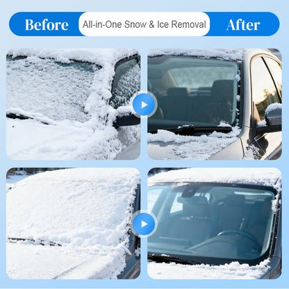 Clear Snow and Ice Removal Tool – No Scratches or Cold Hands