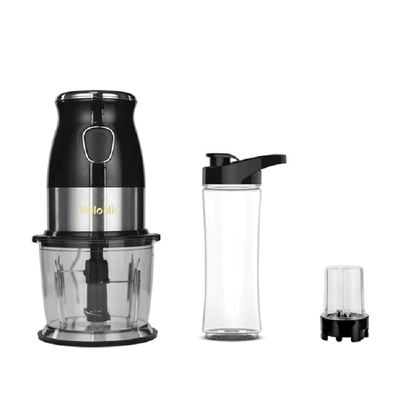 Compact Juicer and Blender Bottle for Baby Food and Meat Grinding