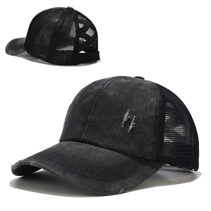 Ponytail Hat for Women
