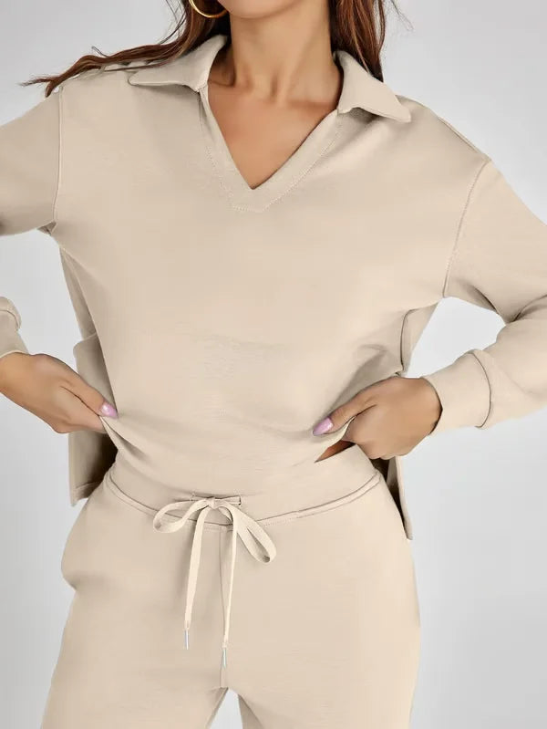 Cozy Hoodie Set in Violet | Stylish and Comfortable Lounge Wear