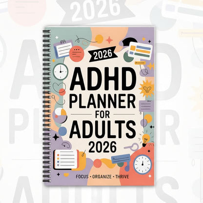 Productivity Planner for ADHD – Daily and Weekly Organization Tool