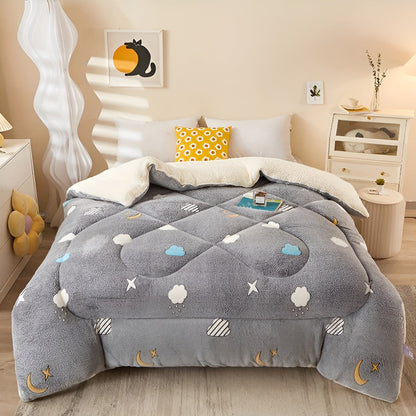 Floral Design Flannel Bed Blanket | Soft, Cozy, Skin-Friendly & Easy Care