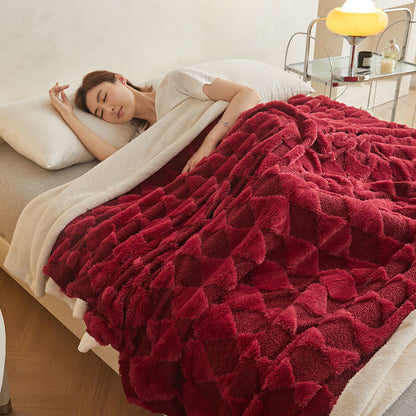 Soft Double Velvet Throw Blanket [Last Day Discount]